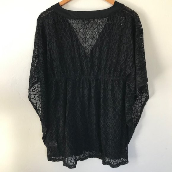 Athena Deep V-Neck Swim Coverup GUC - Picture 5 of 5